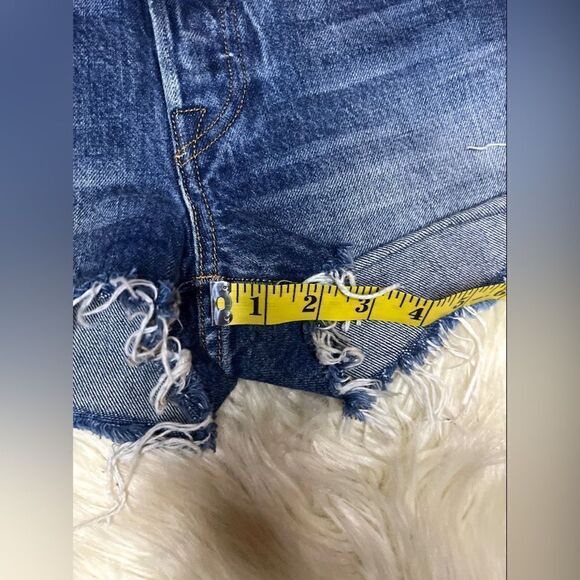 Levi’s 501 button fly Denim cut off shorts sz 26(2) - Picture 7 of 9